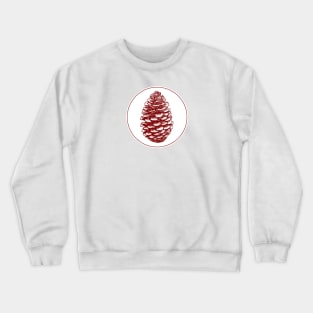 Pinecone - Red Crewneck Sweatshirt